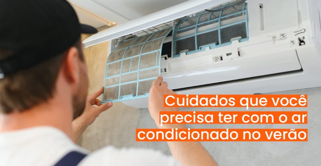 Ar condicionado no verão